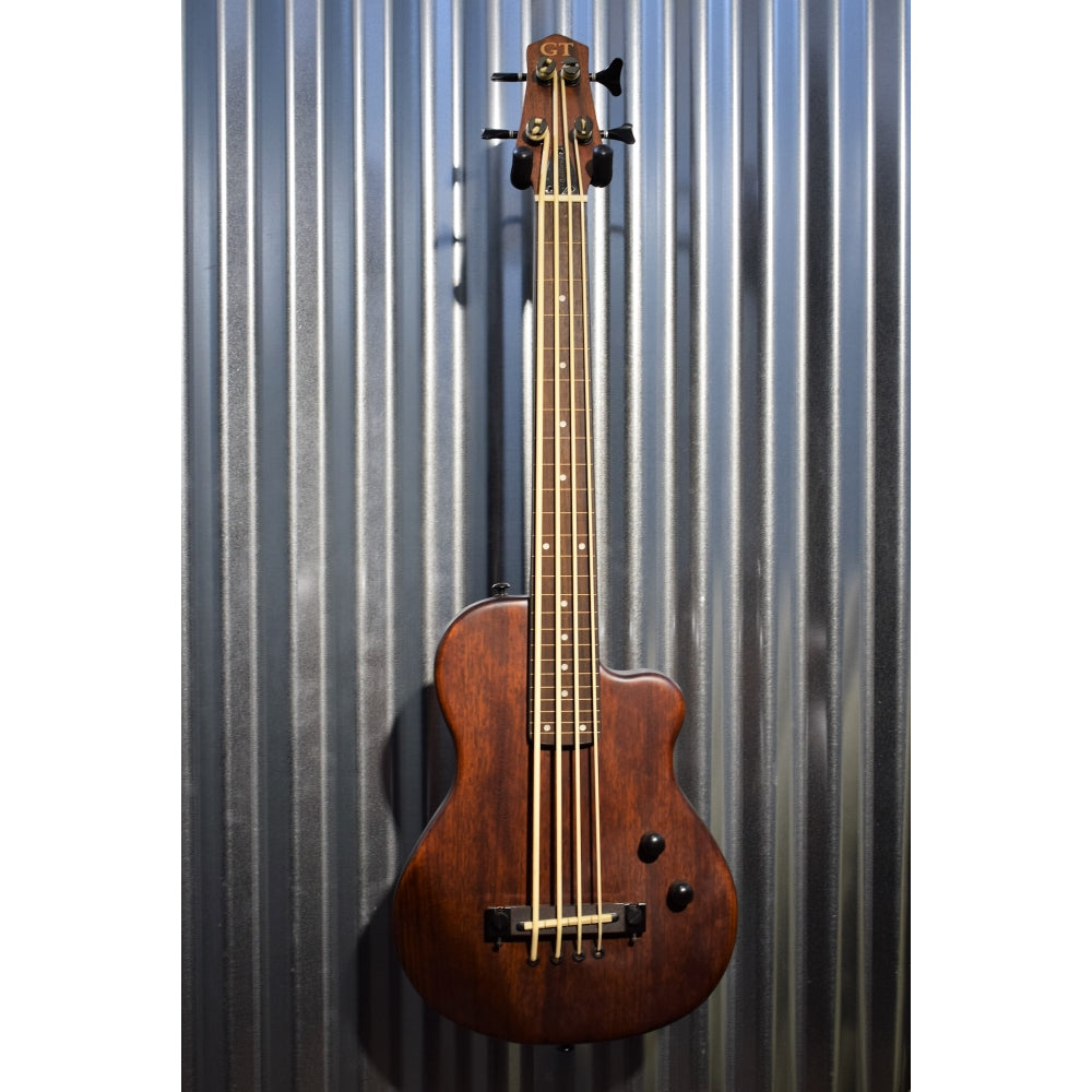 Gold Tone Microbass ME-BASSFL Fretless Solid Mahogany 23" Scale Bass & Bag Used