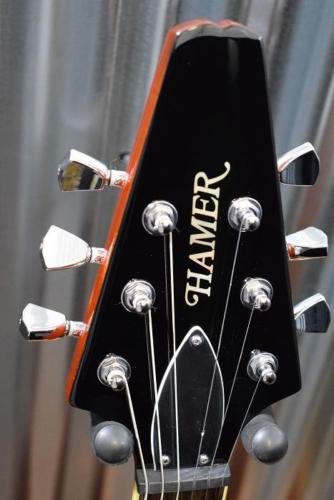 Hamer Vector Mahogany Flying V Cherry Sunburst Electric Guitar & Hard Case #322