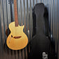 ESP LTD TL Series TL-6 Thinline Acoustic Electric Guitar Natural & Case TL6NAT #1019