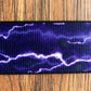Levy's MPJR-004 1.5" Adjustable Printed Kids Guitar & Bass Strap Lightning Purple