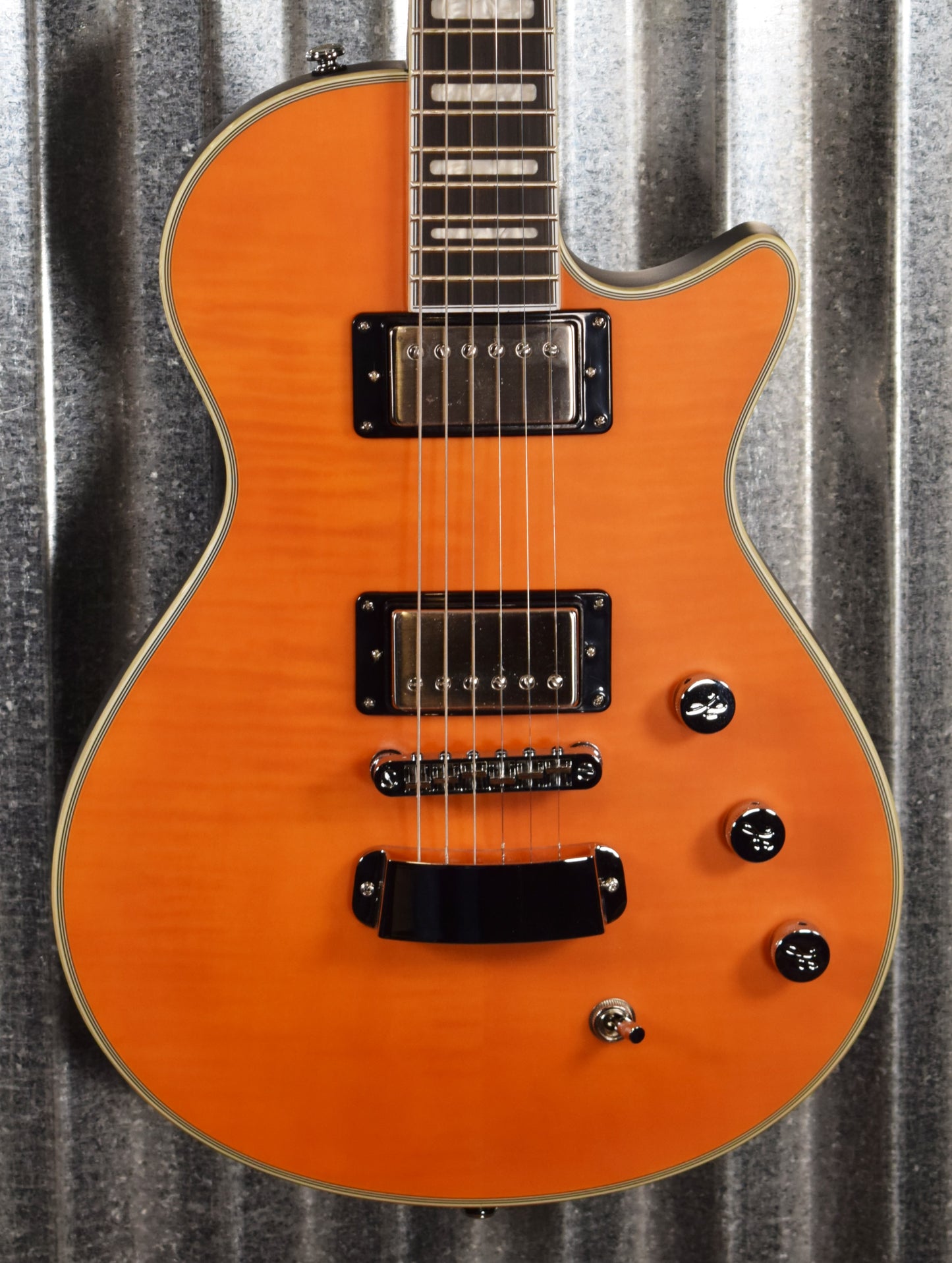 Hagstrom Ultra Max Milky Mandarin Satin Guitar ULMAX-MMD #0912