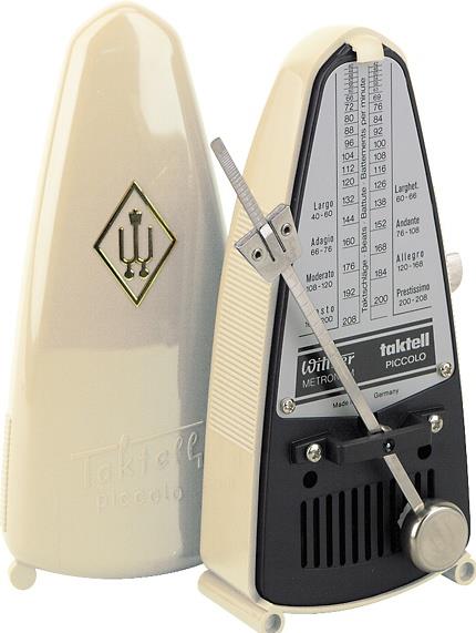 Wittner Germany 832 Taktell Piccolo Classic Desktop  Metronome in Ivory