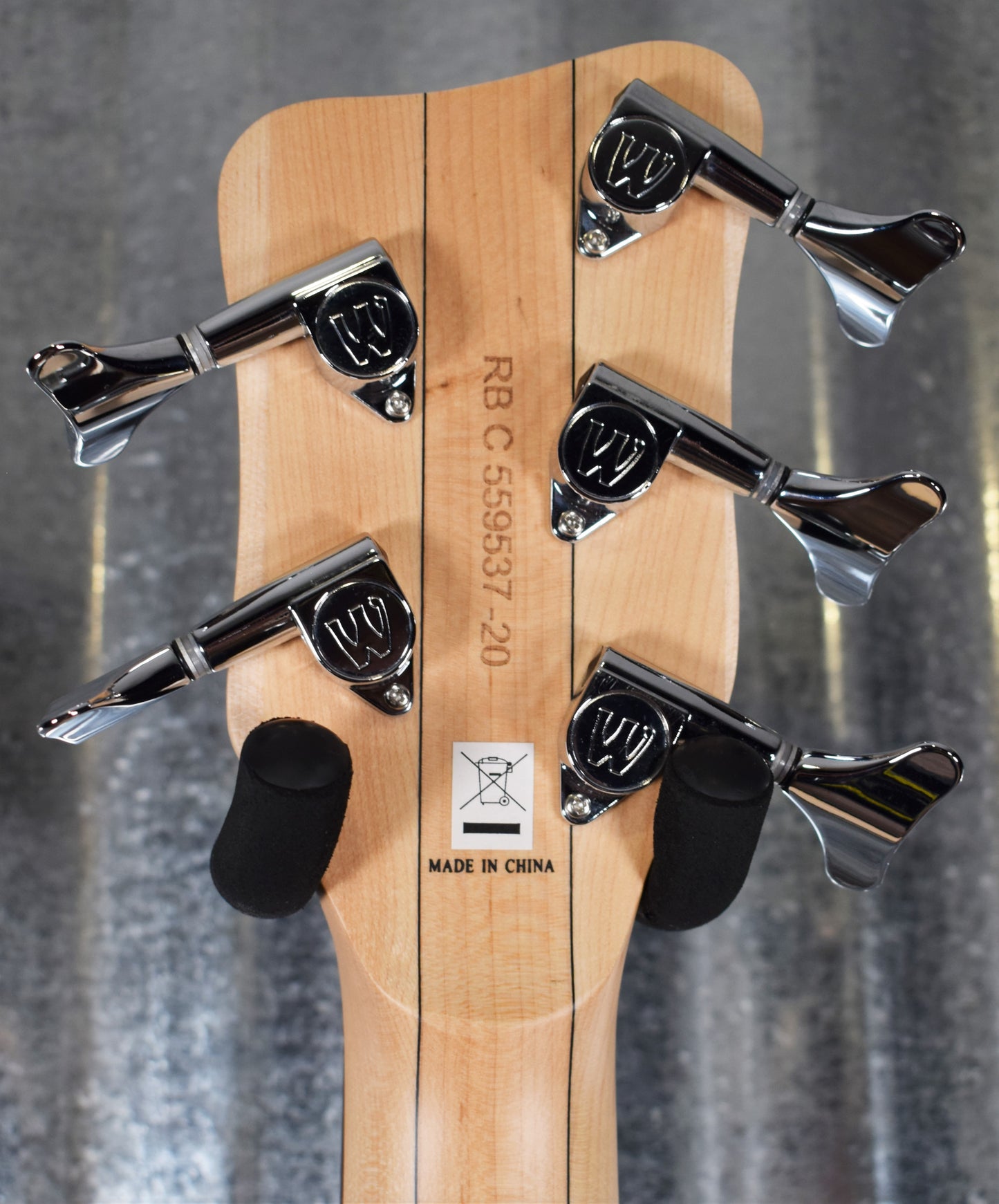 Warwick Rockbass Corvette Basic Satin Nirvana Black Active 5 String Bass & Bag #3720