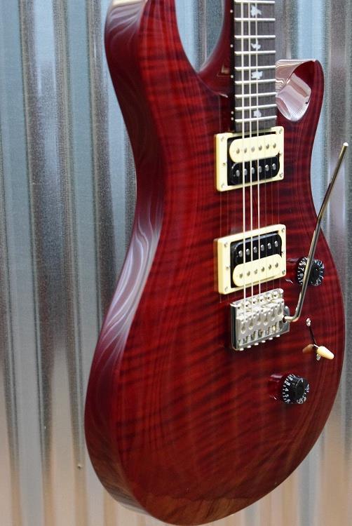 PRS Paul Reed Smith SE Custom 24 Scarlet Red Tremolo Guitar & Gig Bag #4244