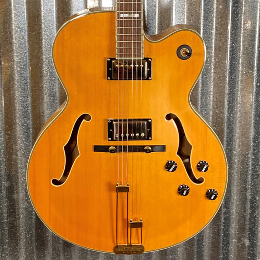 Epiphone Broadway NA Natural Archtop Hollow Body Guitar & Case #0906 Used