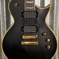 ESP LTD EC-1000 Vintage Black Satin Guitar LEC1000VB #0630 Used