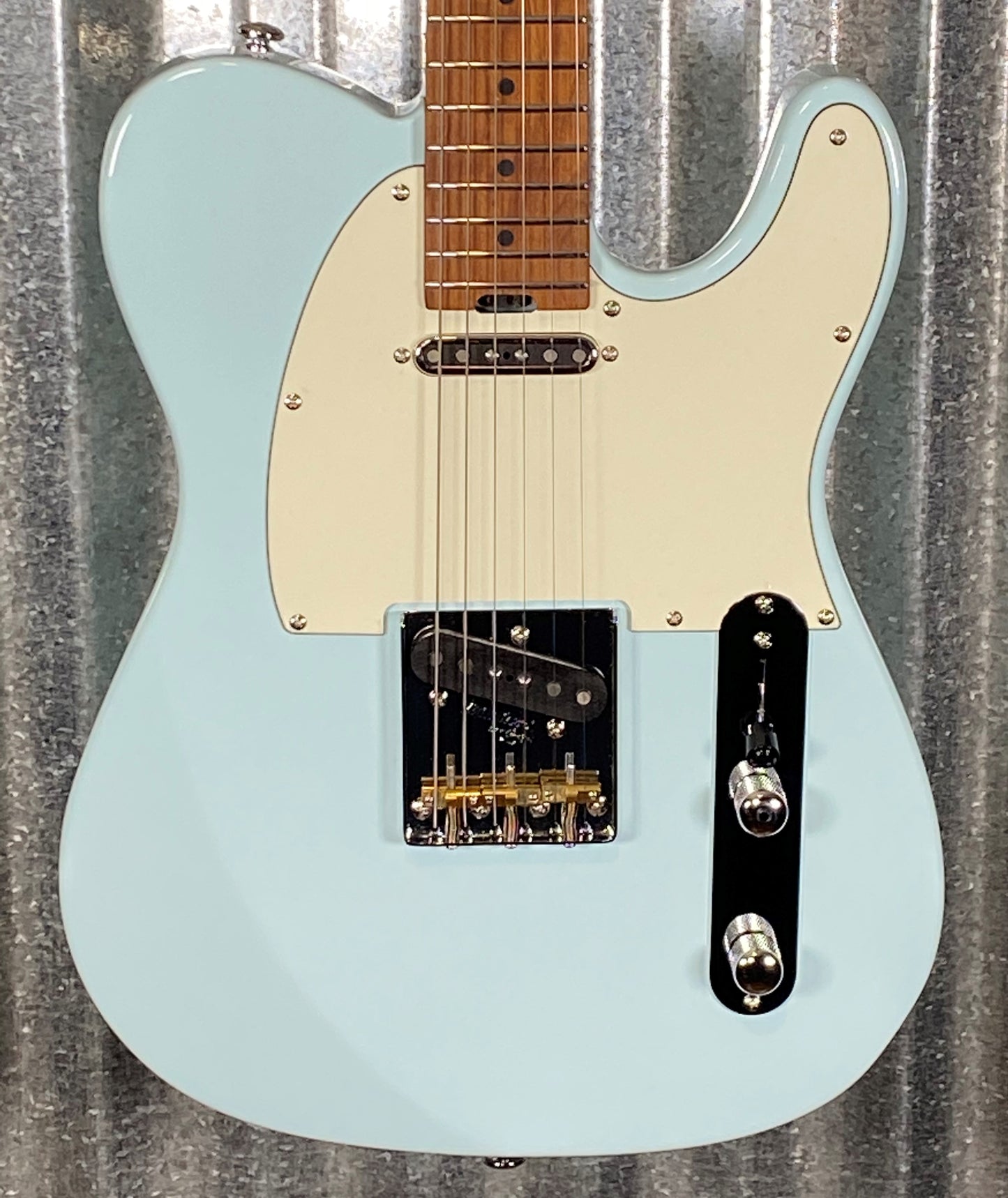 Musi Virgo Classic Telecaster Baby Blue Guitar #5114 Used