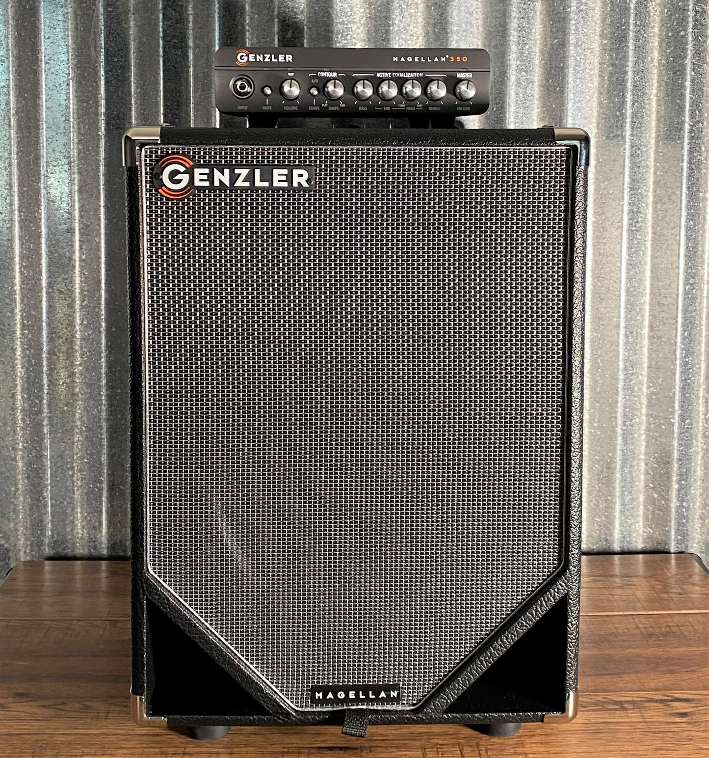 Genzler MG350-MG12-COMBO Magellan MG-350 Bass Amplifier & MG12T-V Cabinet + Cradle Bundle Demo