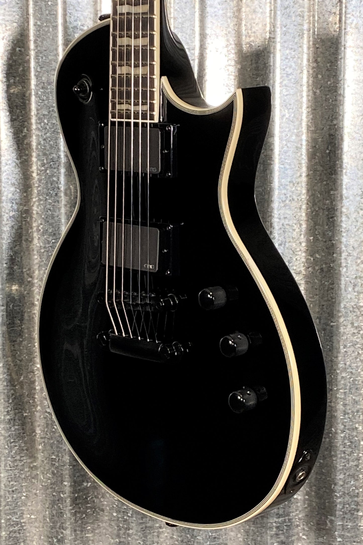 ESP LTD EC-401 Eclipse EMG Black Guitar LEC401BLK #0995 Used