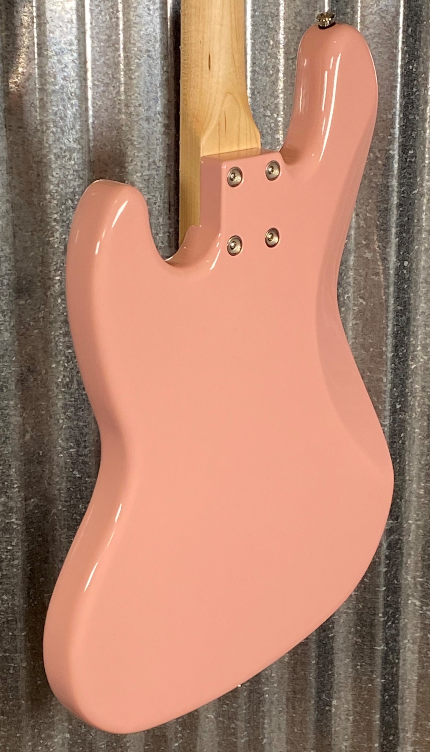 G&L USA JB 4 String Bass Shell Pink & Case #7108