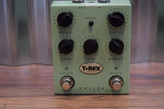 T-Rex Engineering Moller Classic Overdrive Guitar Effect Pedal Demo #328