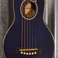 Washburn Guitars Rover RO-10 Trans Blue Travel Guitar & Case RO10STBLK #0838