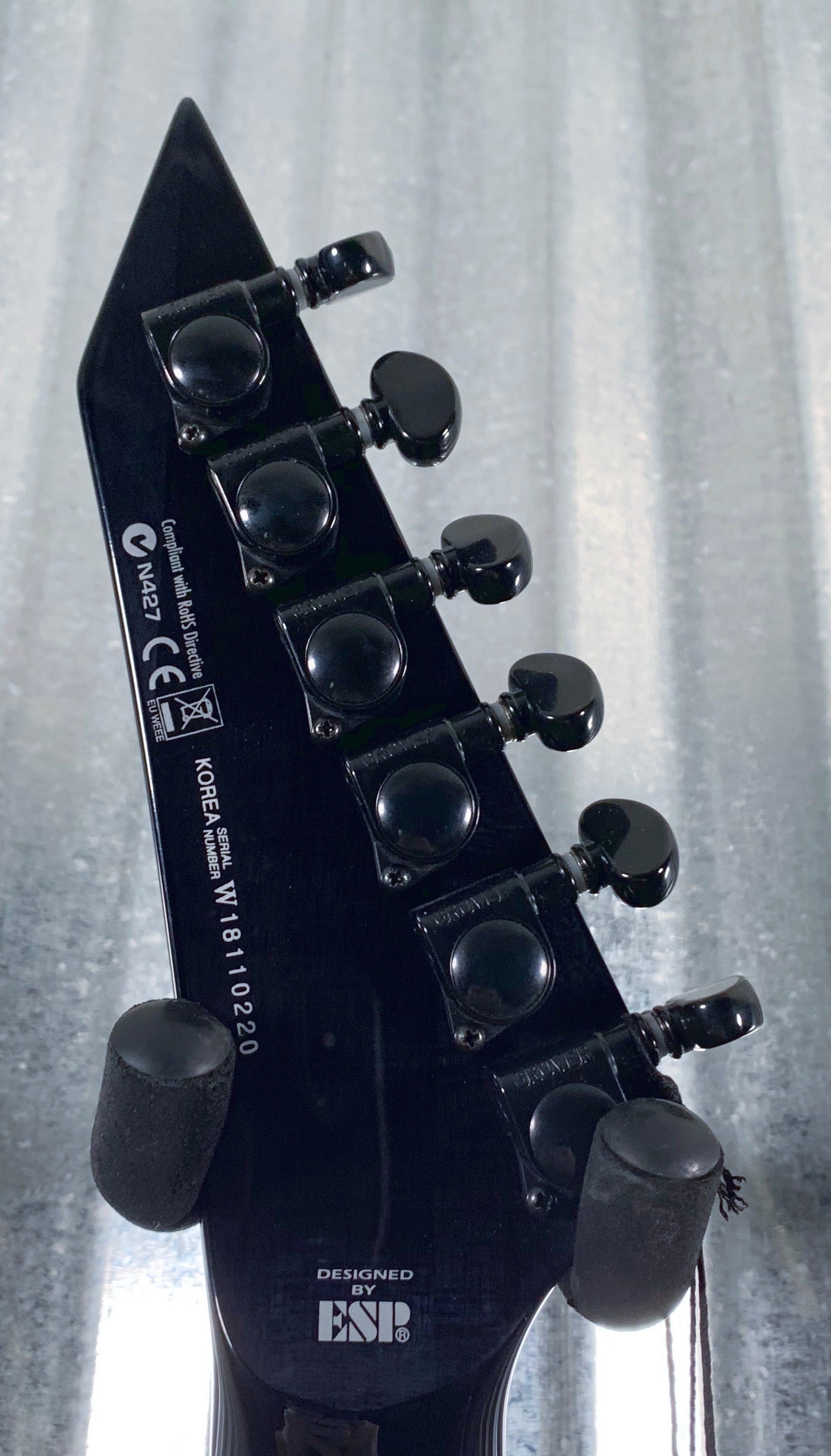 ESP LTD MH-401NT Quilt See Thru Black Guitar LMH401NTQMSTBLK