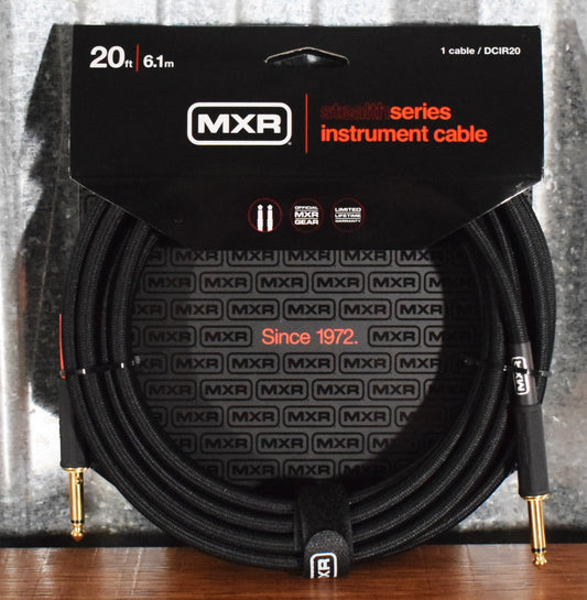 Dunlop MXR DCIR20 20' Instrument Cable with Silent Switch