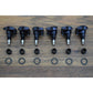 Sperzel USA 3X3TLBLK 3+3 Locking Guitar Tuning Machine Set Black
