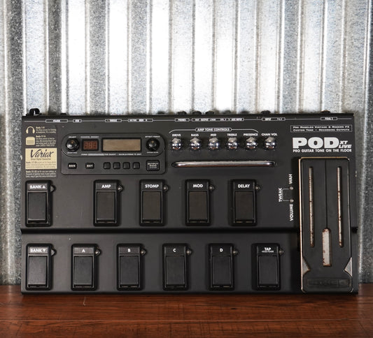 Line 6 POD XT Live Guitar Multi Effects & Amp Modeling Processor Used