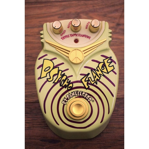 Danelectro Psycho Flange Triple Thick Flanger Guitar Effect Pedal Used
