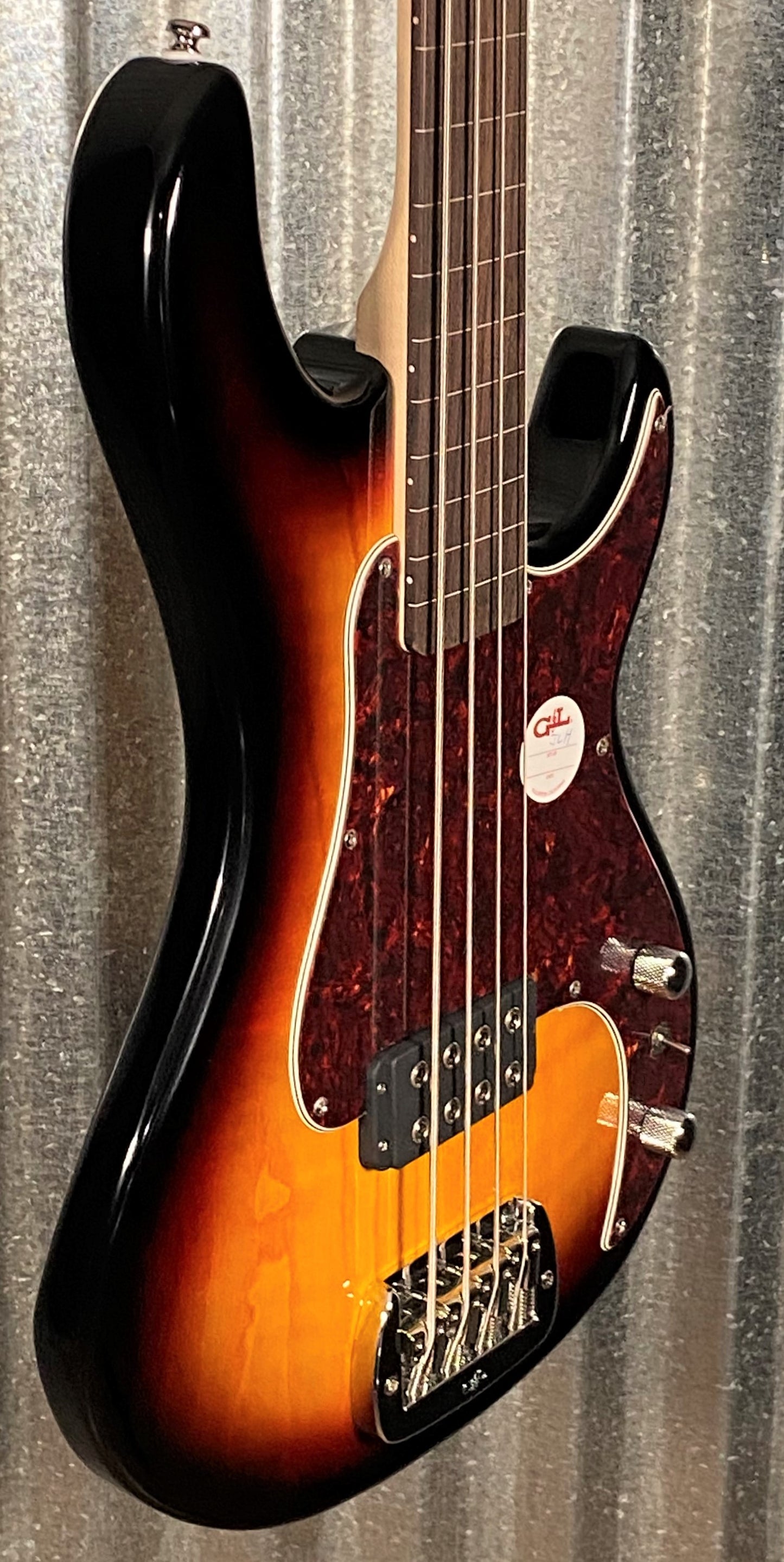 G&L Tribute Kiloton Fretless 4 String Bass 3 Tone Sunburst #6462