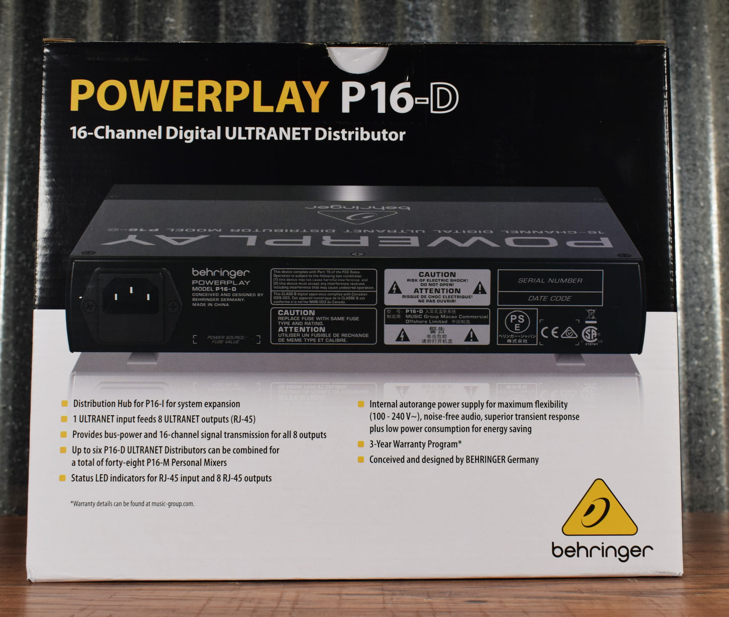 Behringer P16-D 16 Channel Utranet Distributor Hub