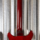 Hamer Archtop Flame Dark Cherry Wilkinson Tremolo Guitar SATFW-DCB #1099