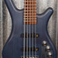 Warwick RockBass Corvette Basic Active 5 String Bass Ocean Blue & Bag #3620