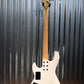G&L Tribute M-2000 GTB 4 String Carved Top Gloss White Bass & Case M2000 #6249