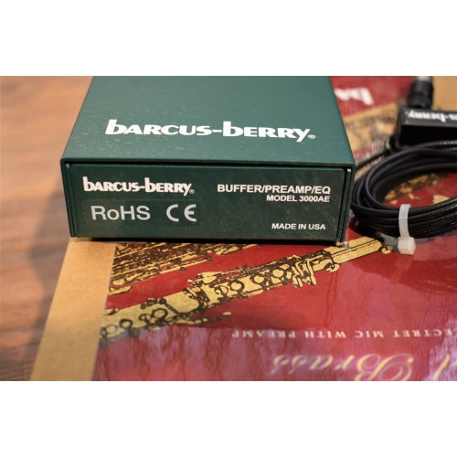 Barcus Berry C5200 Woodwind Brasswind Clarinet Saxophone Electret Mic & Preamp Used