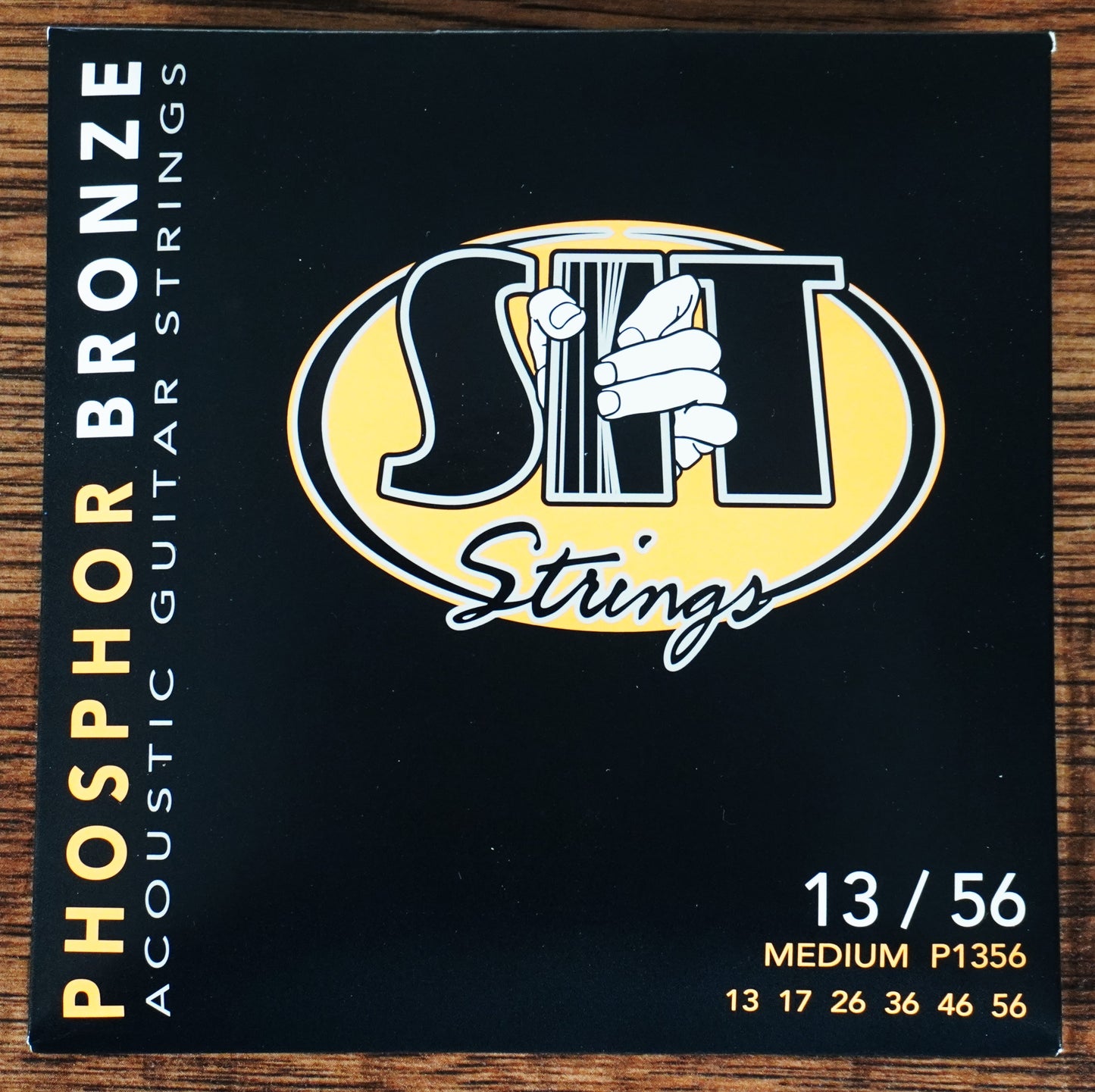 SIT Strings P1356 Medium Phosphor Bronze Acoustic Guitar Strings 3 Pack