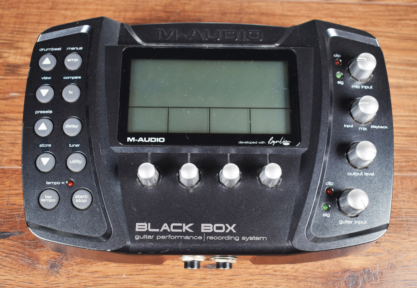 M-Audio Black Box Guitar Amp Modeling Effects Drum Machine Recording Interface Unit Used