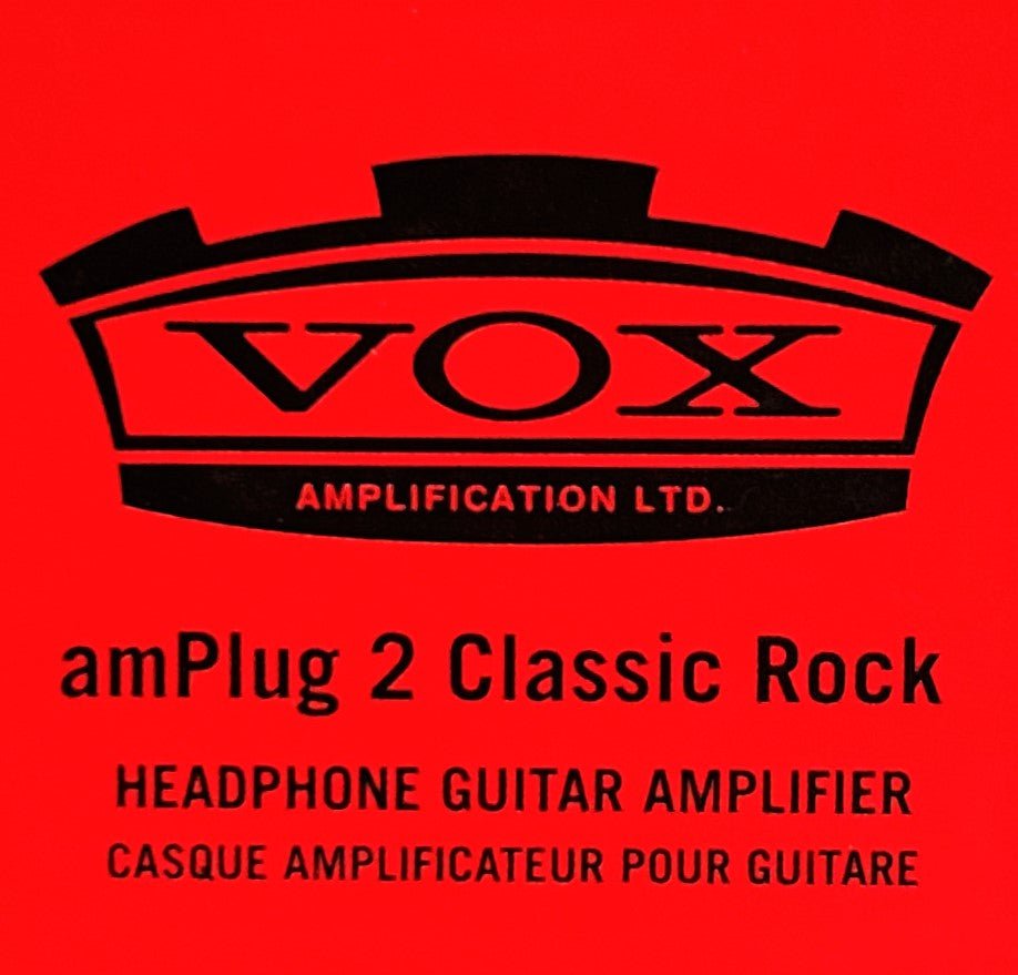 Vox amplug 2 classic best sale rock headphone guitar amp