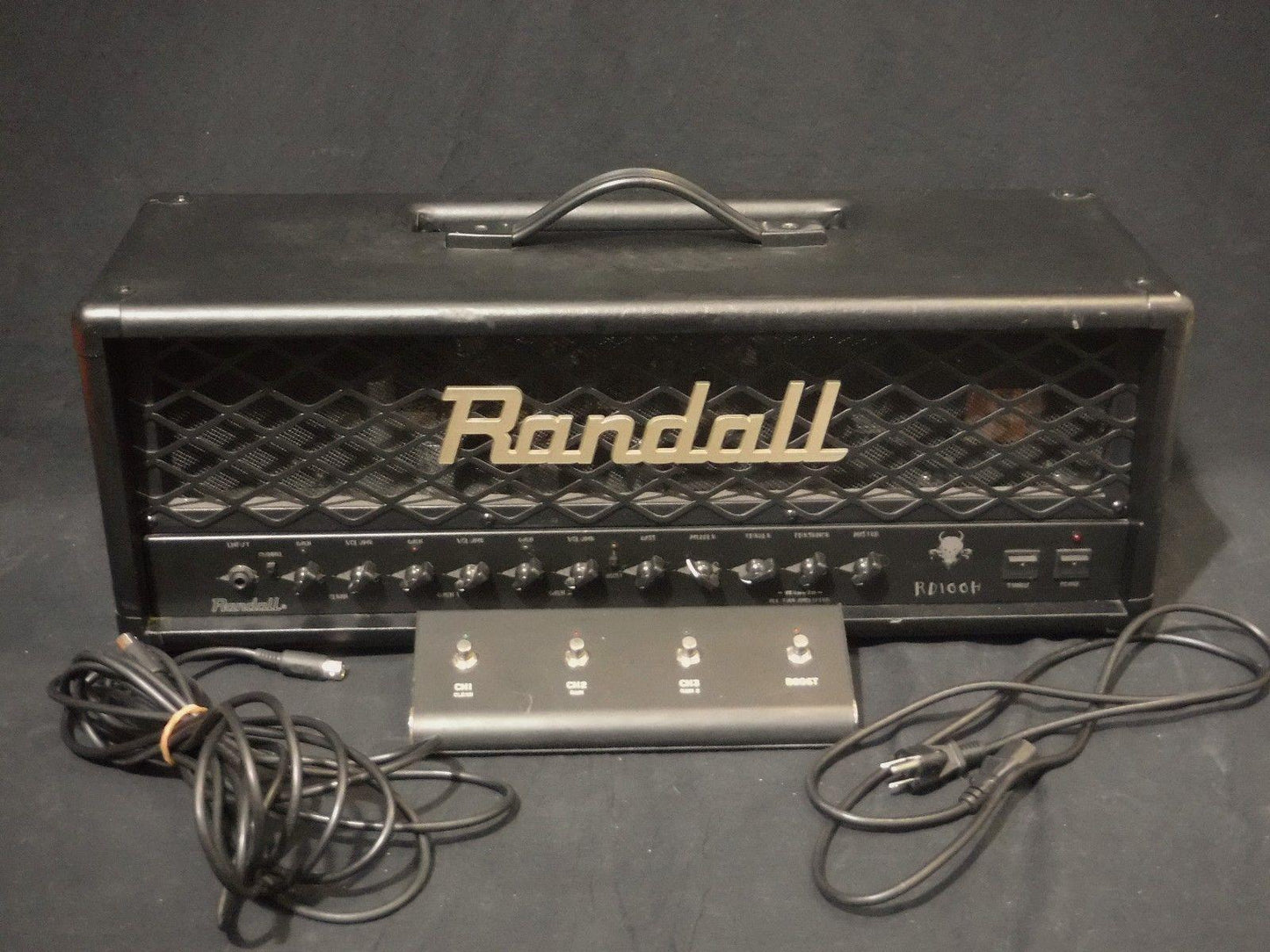 Randall RD100H Diavlo 100 Watt All Tube Electric Guitar Amplifier Head