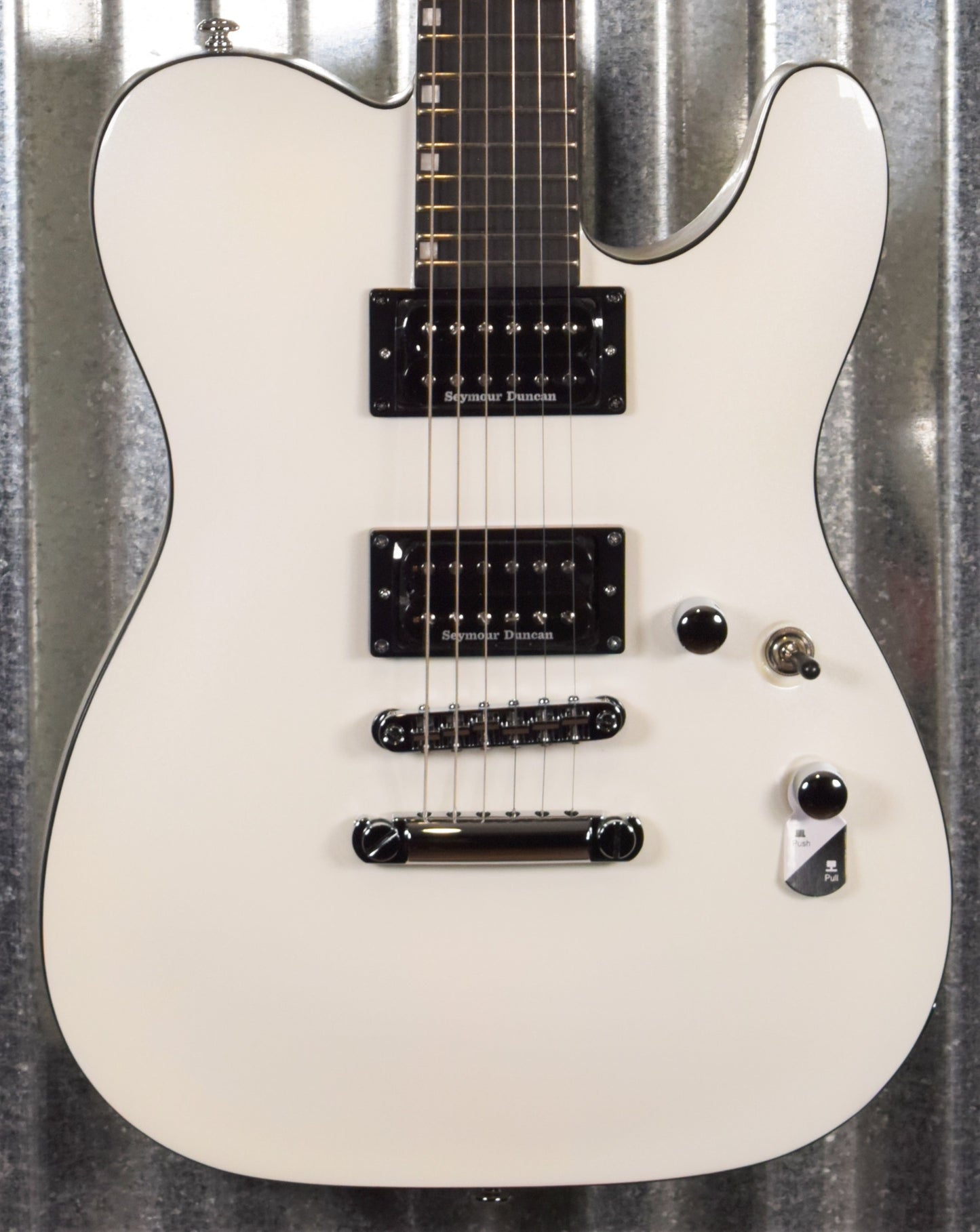 ESP LTD Eclipse 87' Custom NT Pearl White Seymour Duncan Guitar ECLIPSENT87PW #1002 Demo