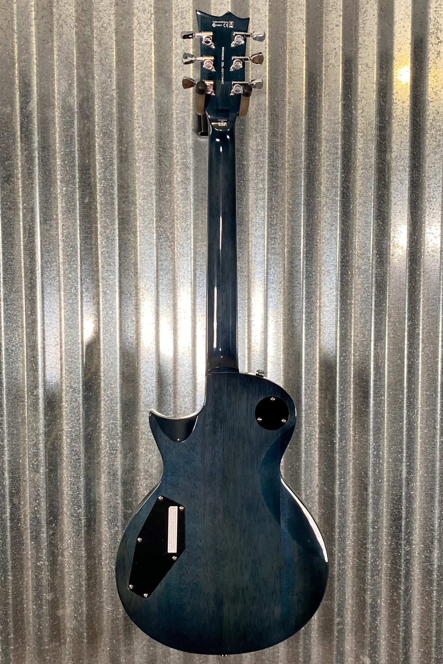 ESP LTD EC-256FM Eclipse See Thru Cobalt Blue Guitar & Bag LEC256CB #0407 Used