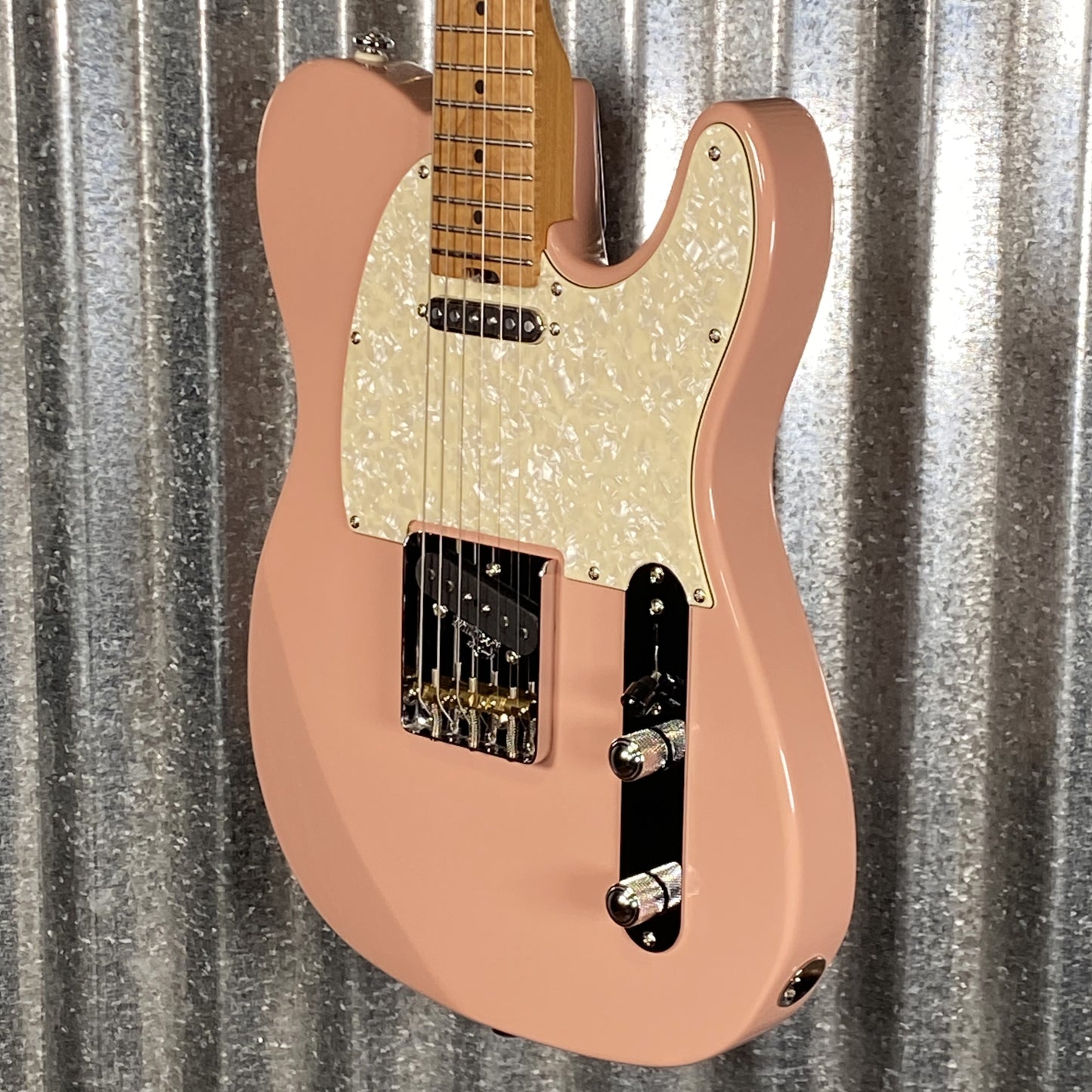 Musi Virgo Classic Telecaster Pink Guitar #0222 Used