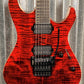 Vola Ares FR FM Tribal Red Gloss Guitar & Case #4343 Demo