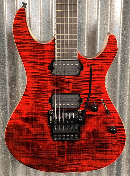 Vola Ares FR FM Tribal Red Gloss Guitar & Case #4343 Demo