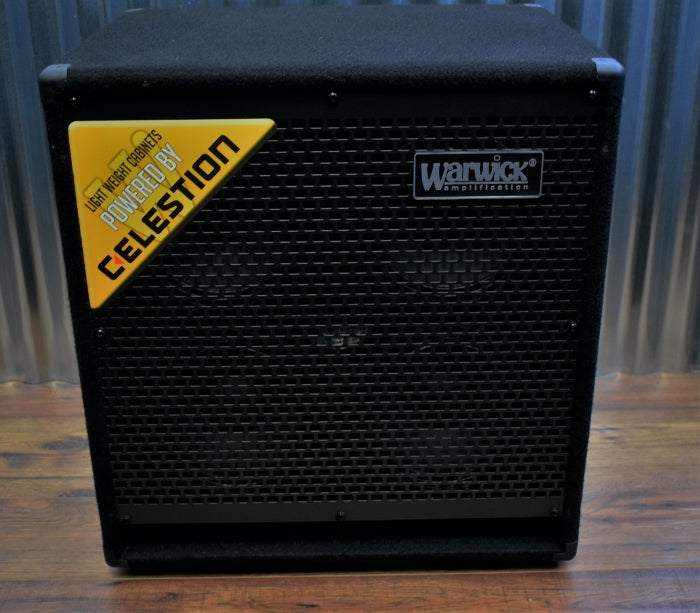 Warwick WCA408LWCE 4x8 Light Weight Celestion Bass Amplifier Speaker Cabinet WCA-408-LW-CE