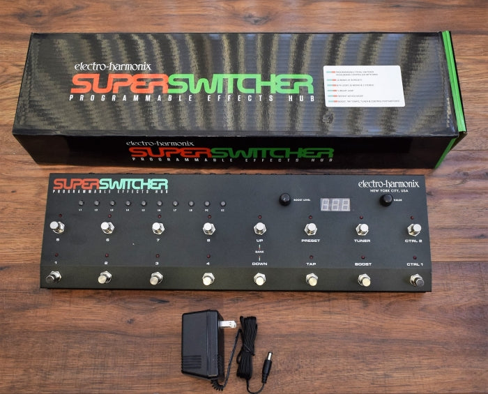 Electro-Harmonix EHX Super Switcher Programmable Effect Pedal Pedalboard Hub