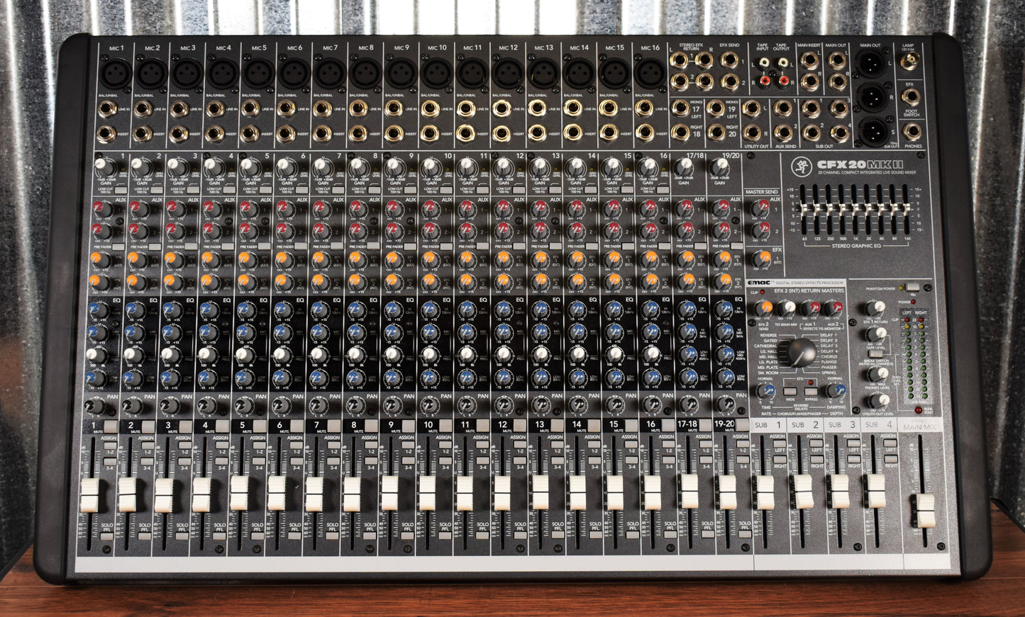 Mackie CFX20 MK II 20 Channel Compact SR Integrated Live Sound Mixer Used