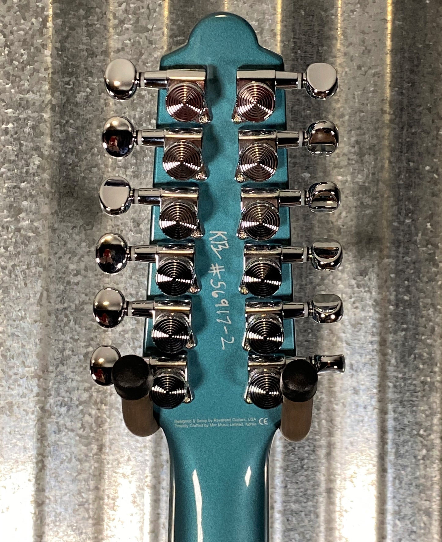 Reverend Guitars Airwave 12 String Electric Deep Sea Blue Guitar #69172 B Stock