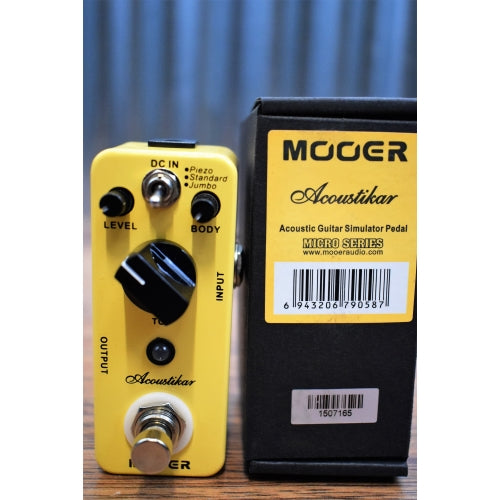 Mooer Audio Acoustikar Acoustic Simulator Guitar Effect Pedal