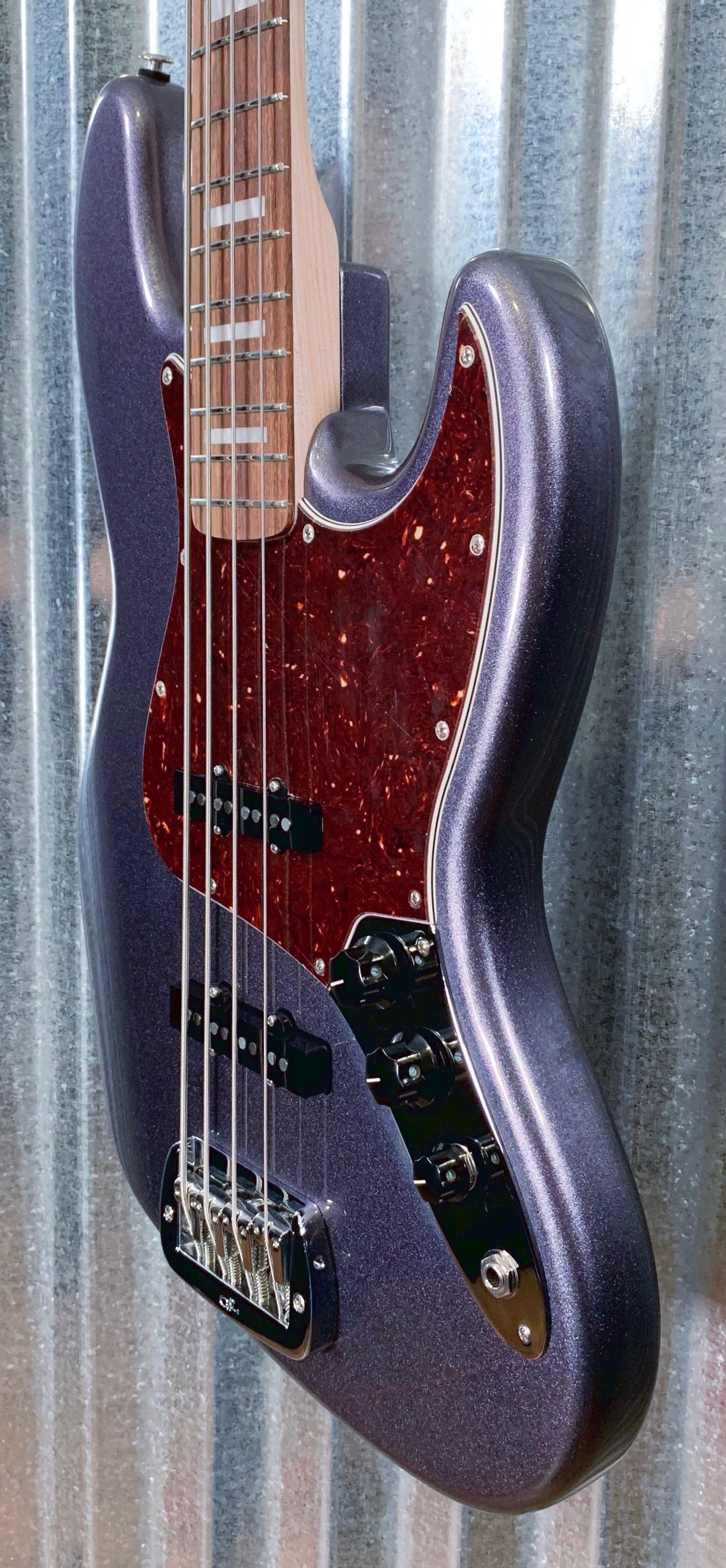 G&L USA Fullerton Custom JB Graphite Metallic Jazz Bass & Case 2019 #5079