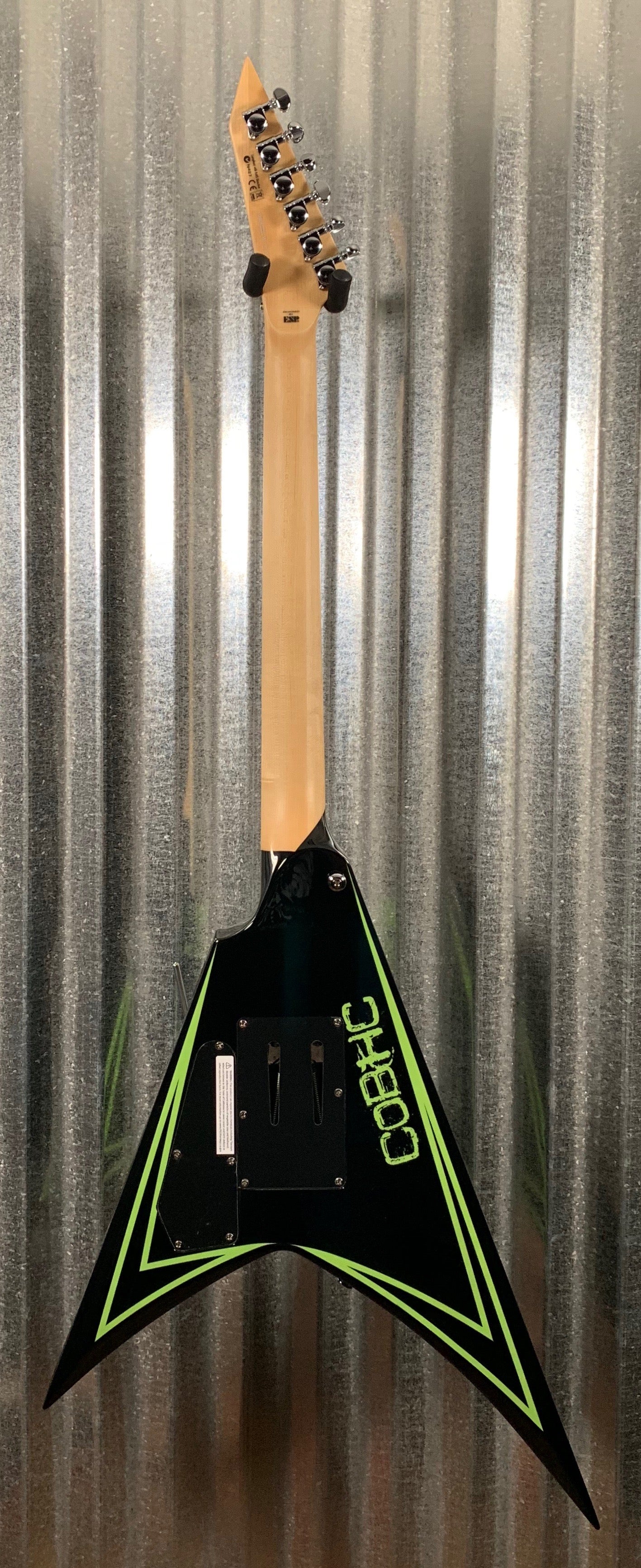 ESP LTD ALEXI LAIHO Guitar & Case LEXI600GREENY #0216 Demo