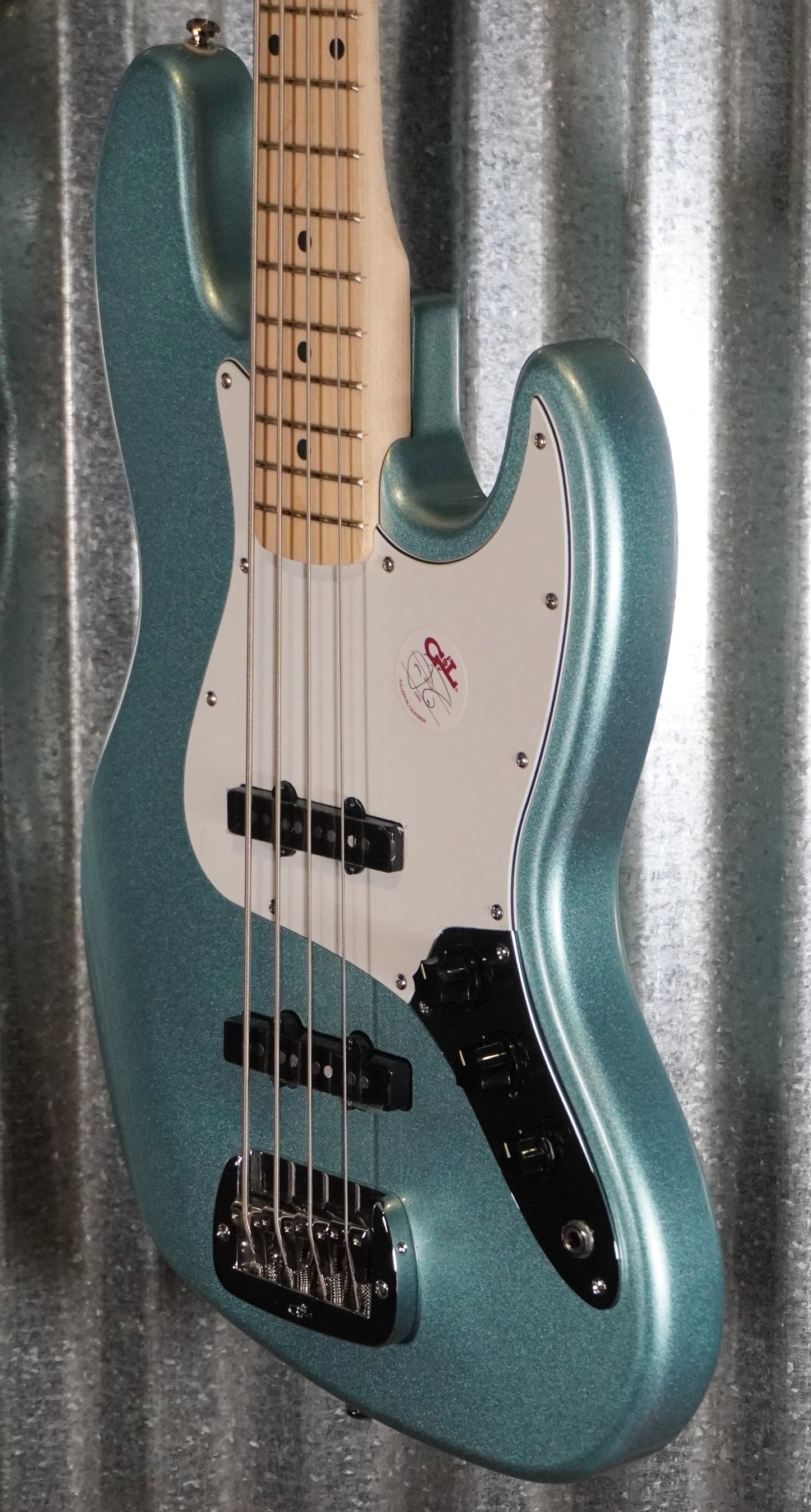 G&L Tribute JB Seafoam Pearl Green 4 String Bass #1514 Used