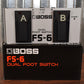 Boss FS-6 Dual Foot Switch Controller Guitar Bass Keyboard Effect Pedal