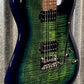 Musi Virgo Fusion Telecaster HH Deluxe Tremolo Greenburst Guitar #5034 Used