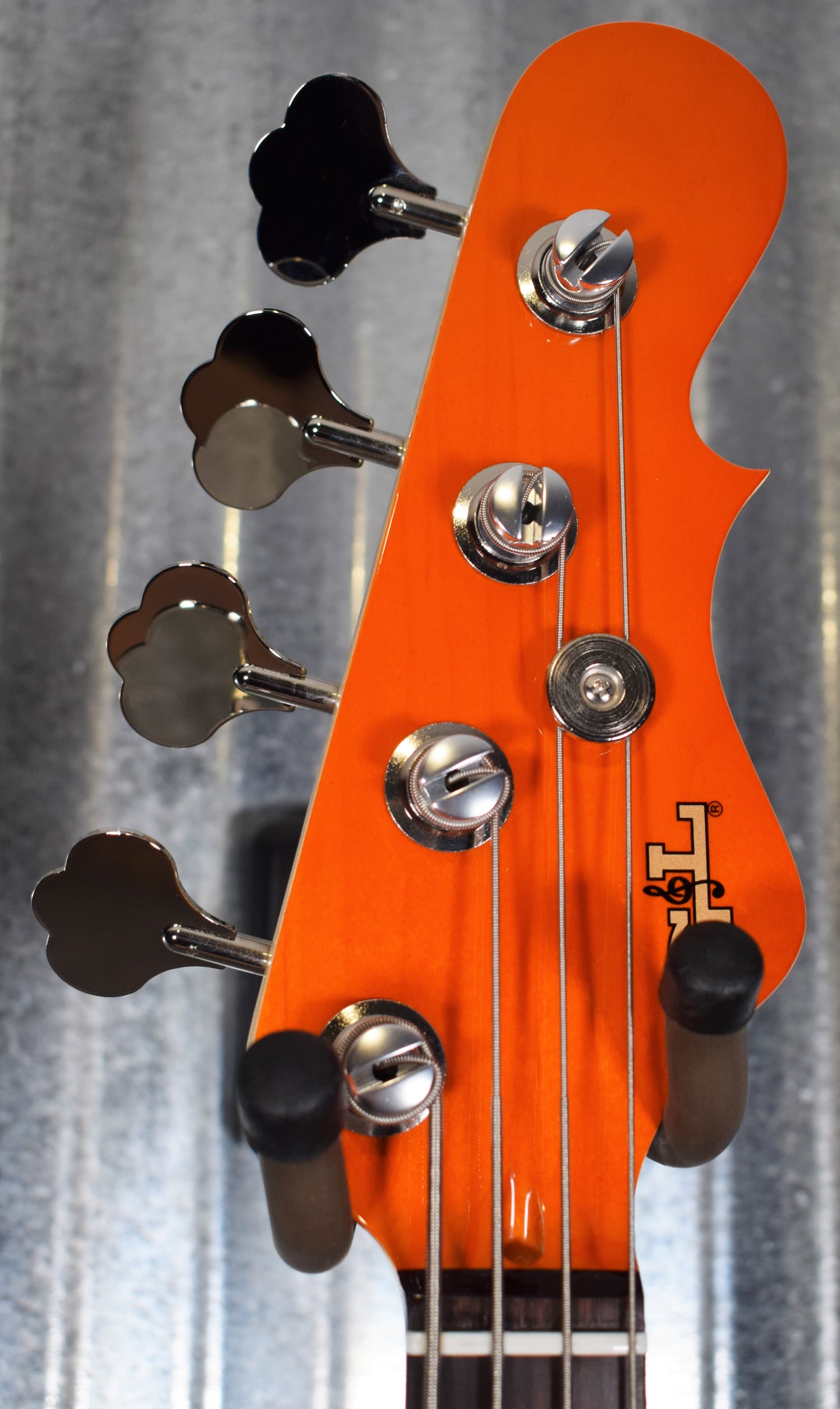 G&L USA JB 4 String Jazz Bass Clear Orange & Case JB #1189