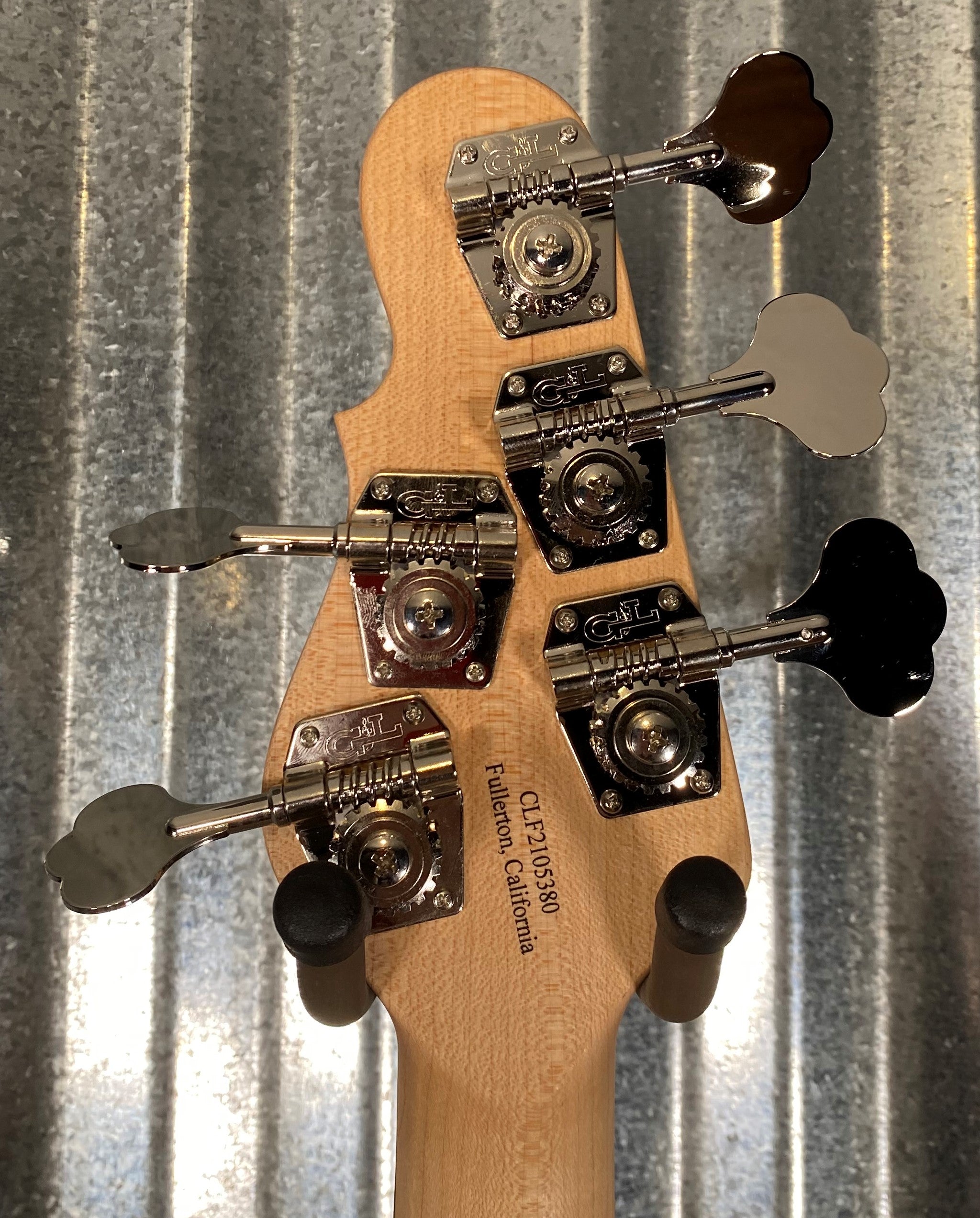 G&L USA L-2500 Greenburst 5 String Bass & Case L2500 #5380