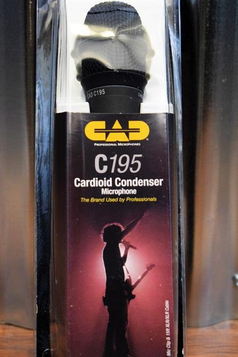 CAD Audio C195 Cardioid Condenser Vocal Microphone & 15FT Cable
