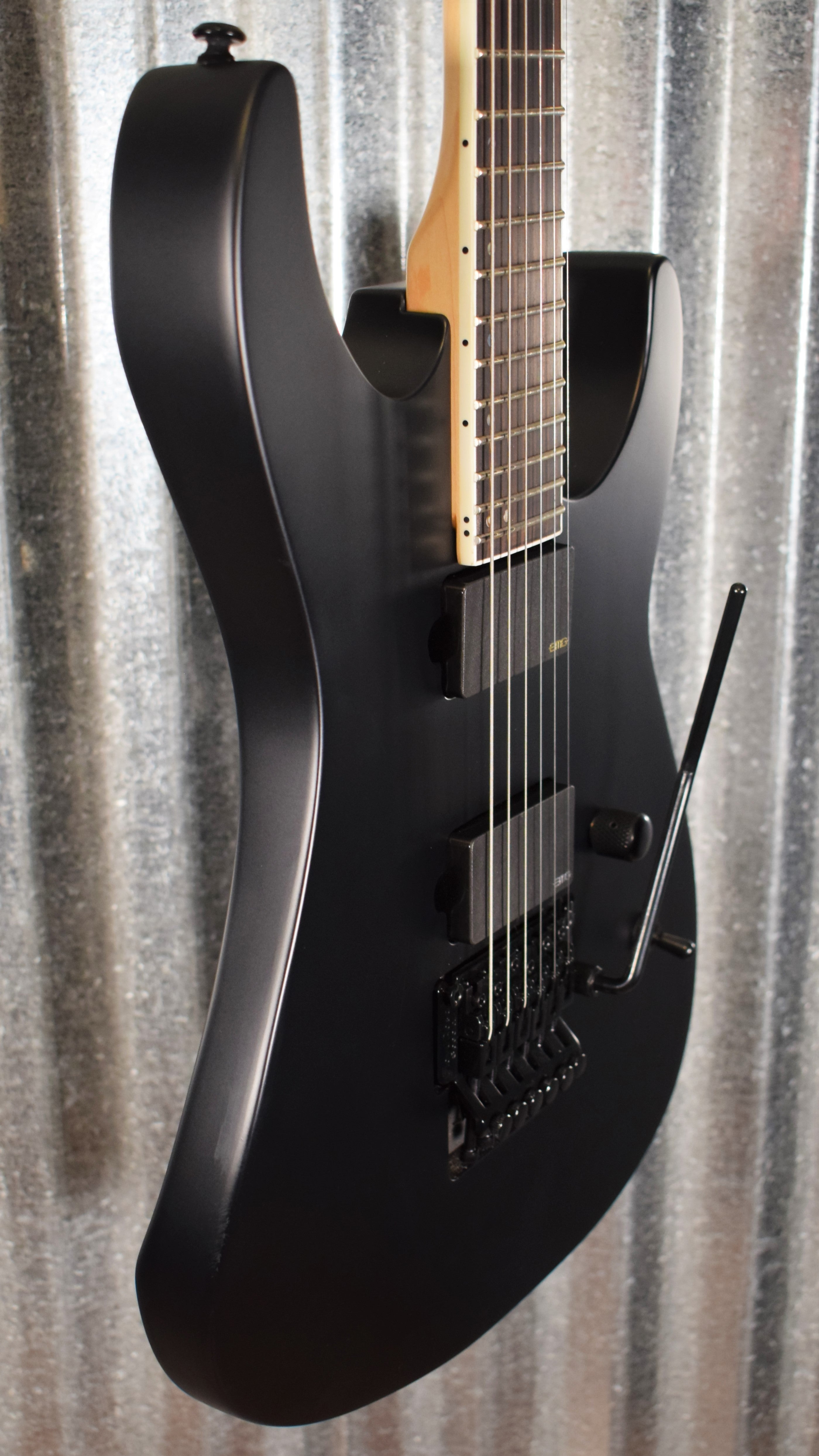 ESP LTD M-400 Black Satin EMG Guitar LM400BLKS #0107 Used